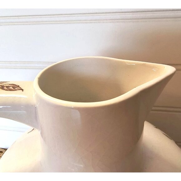 Vintage Nasco Springtime Pitcher, Tea Pot, Made in Japan 1940's, GUC - Picture 7 of 10